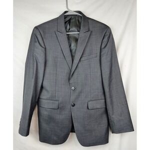 Calvin Klein Mens Extreme Slim Fit Charcoal Wool Suit Blazer Jacket 38S Classic